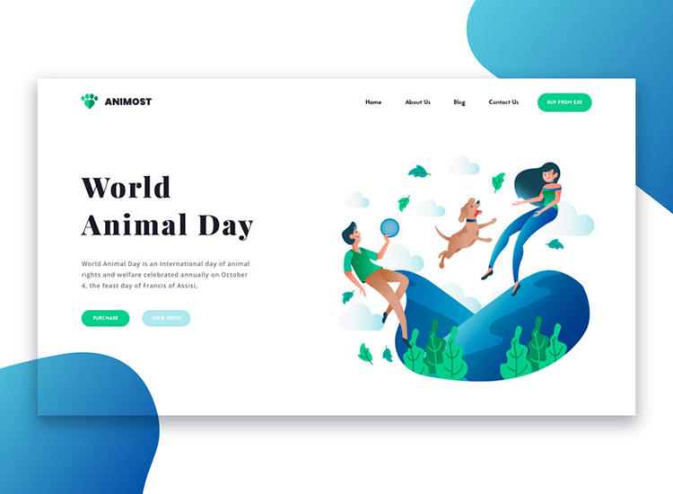 Flat Website Design